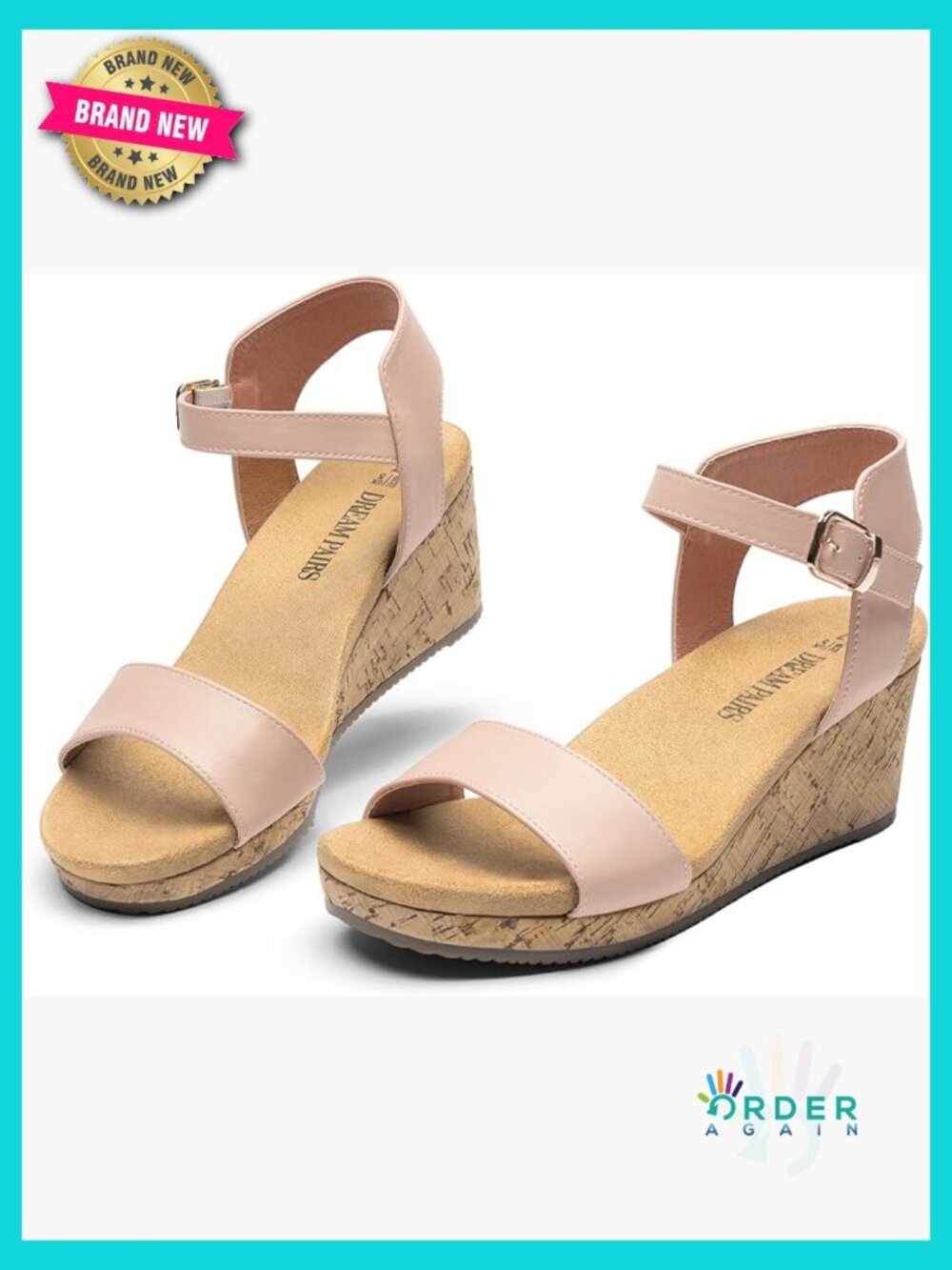 Open Toe Buckle Ankle Strap Platform Wedge Sandals Dressy Summer Heels